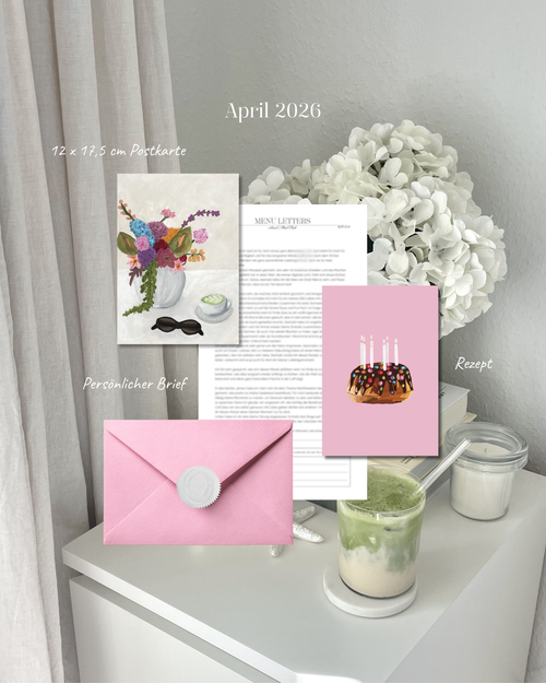 Menu Letters - April Edition